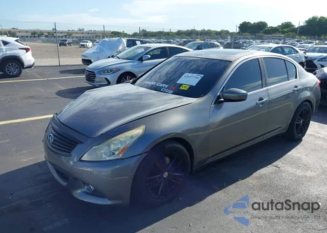 2013 Infiniti G37 Journey from USA, damaged, VIN JN1CV6AP2DM716493